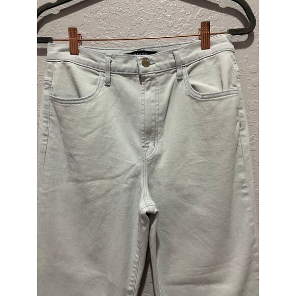 J Brand Women's Joan Crop Wide Leg Jeans Light Blue Size 29 - Picture 2 of 9